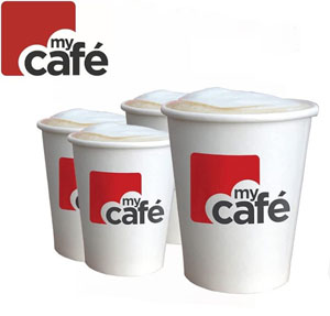 8oz Double Wall - My Cafe Cup - 25x Per Pack